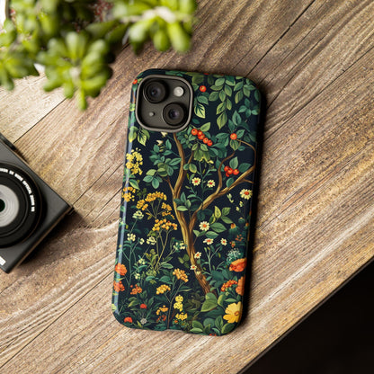 Floral Phone Case - Tough Cases, Colorful Nature Design, Gift for Flower Lovers, Phone Accessory, Unique Cell Phone Cover