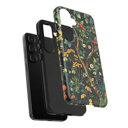 Floral iPhone Case, Nature Inspired Tough Case, Botanical Phone Cover, Eco-Friendly Gift, Unique Floral Design