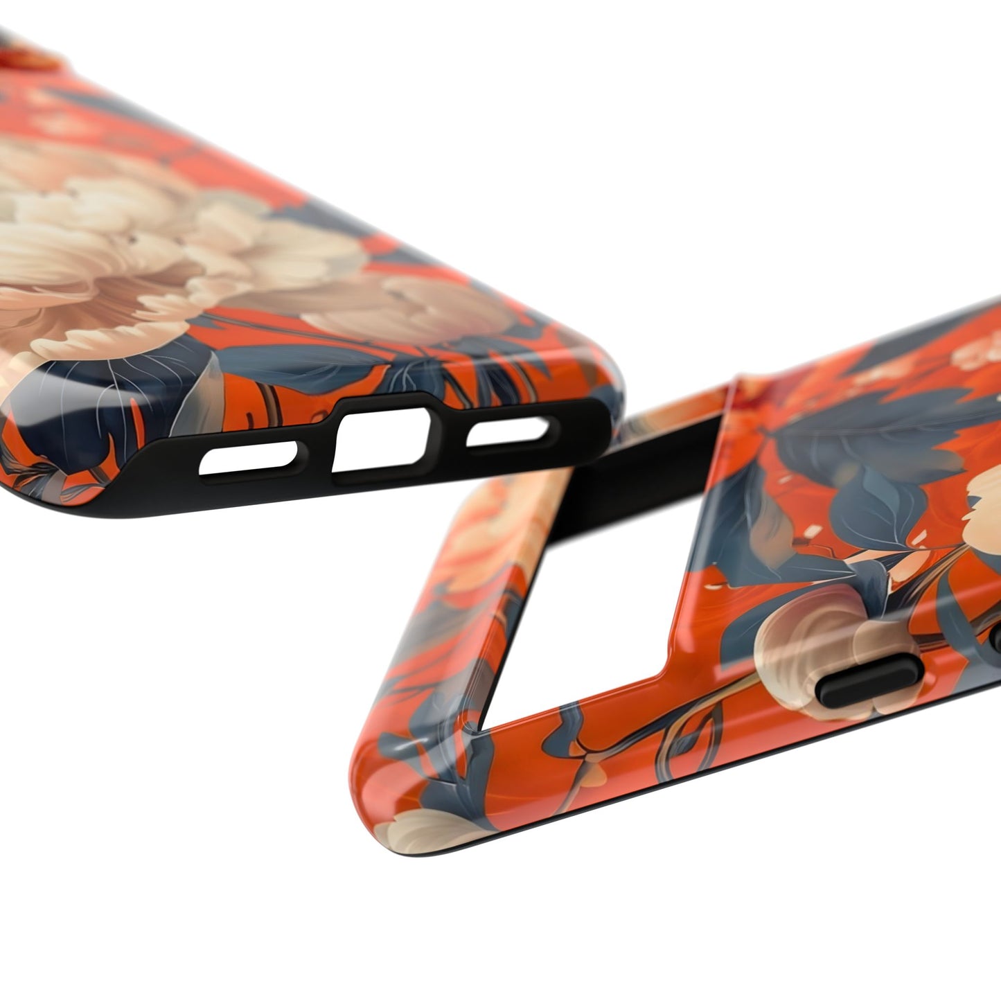 Floral Tough Case, Durable Floral Phone Case, Stylish Protection Case, Gift for Her, Spring Accessories, Mother’s Day Gift