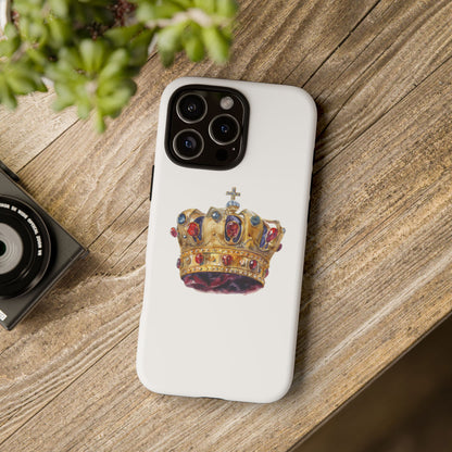 Royal Crown Phone Case | Tough Phone Cases, Stylish Accessories, Gift for Her, Birthday Present, Royalty Vibe