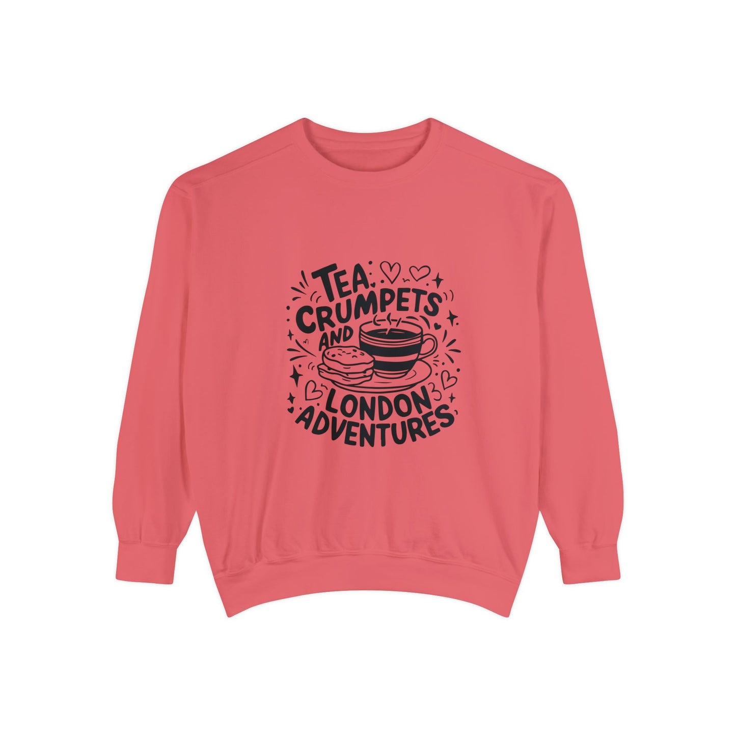 Unisex Garment-Dyed Sweatshirt Elegant - London's Adventure