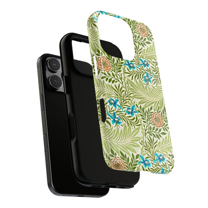 Tough Cases Phone Case, Botanical Print Phone Cover, Floral Smartphone Accessory, Nature-Inspired Tech Gear, Gift for Plant Lovers