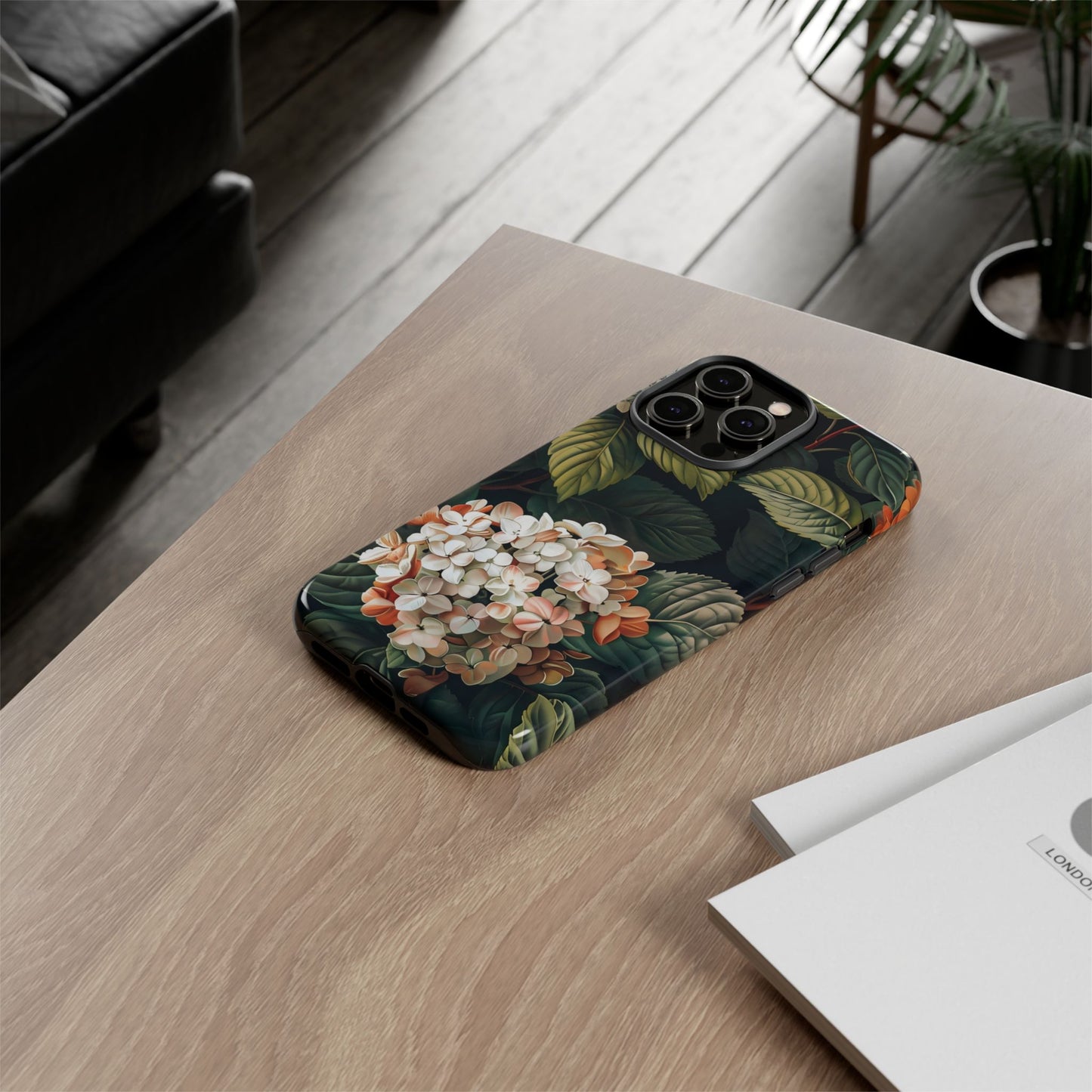 Floral Phone Case - Tough Cases, Nature Lover Gift, Floral Design, Botanical Phone Cover, Stylish Cellphone Accessory, Mother's Day Gift