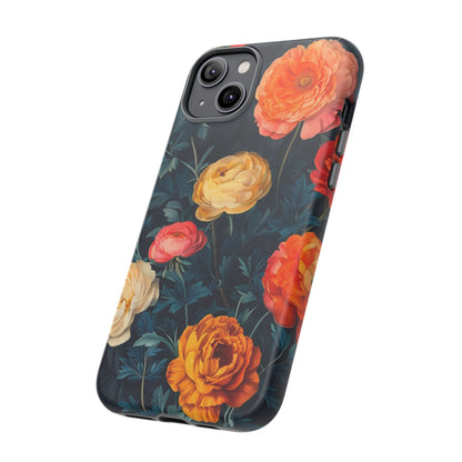 Floral Phone Case, Tough Cases for Phone Protection, Gift for Flower Lovers, Floral Designs, Spring Decor