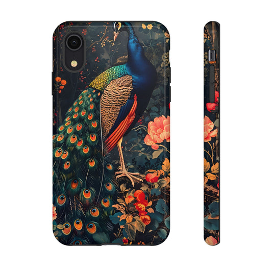 Peacock Phone Case - Artistic Floral Design, Tough Covers for iPhone, Stylish Mobile Accessories, Gift for Nature Lovers, Unique Cell [...]