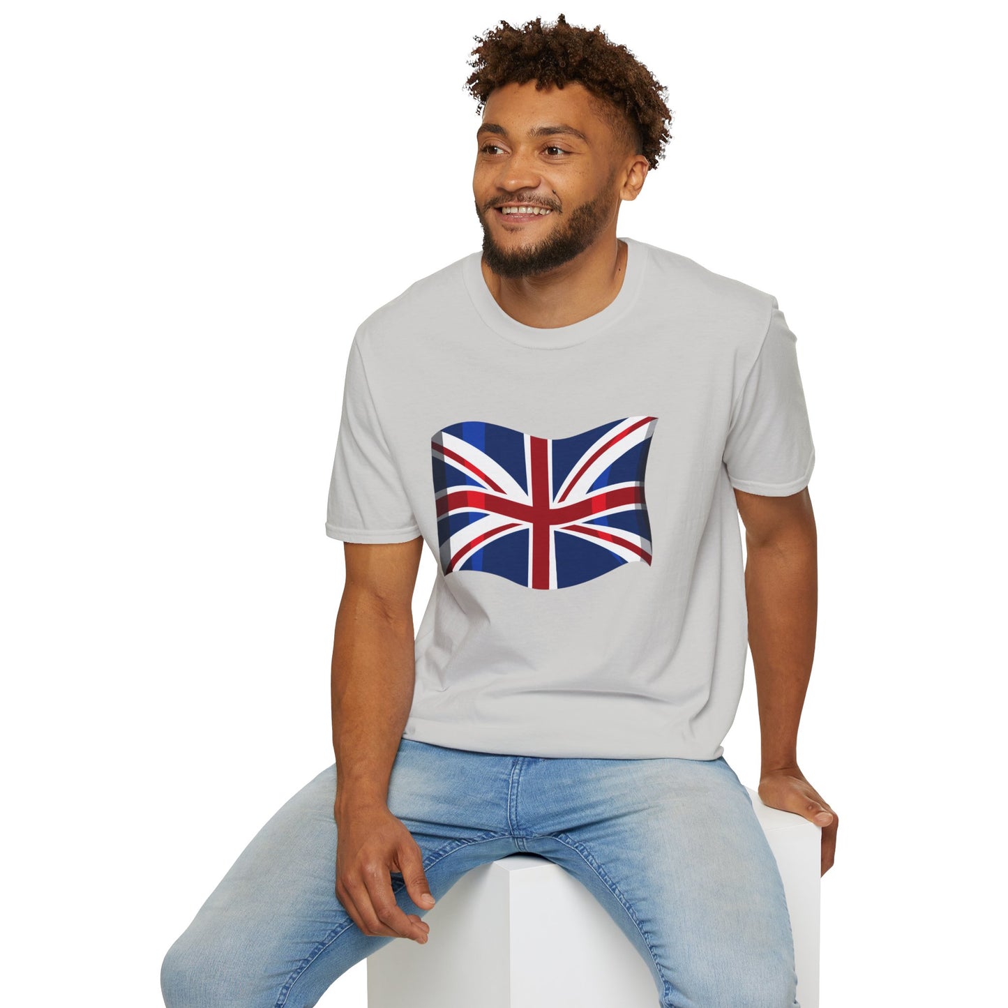 Unisex Softstyle T-Shirt - Union Jack Symbolism: UK Flag Art