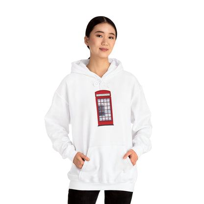 Unisex Heavy Blend™ Hooded Sweatshirt - Iconic British Public Telephone