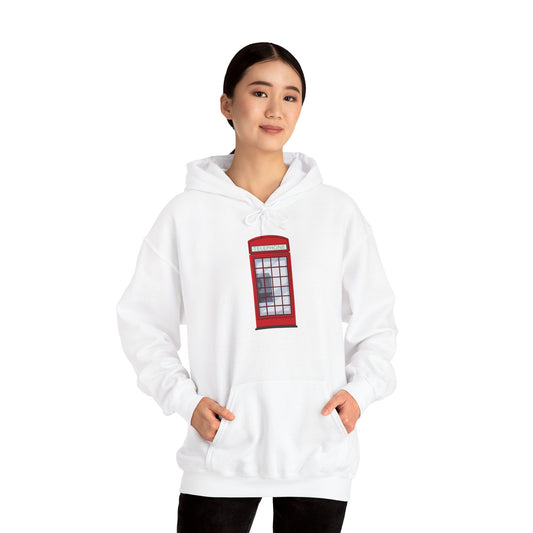 Unisex Heavy Blend™ Hooded Sweatshirt - Iconic British Public Telephone