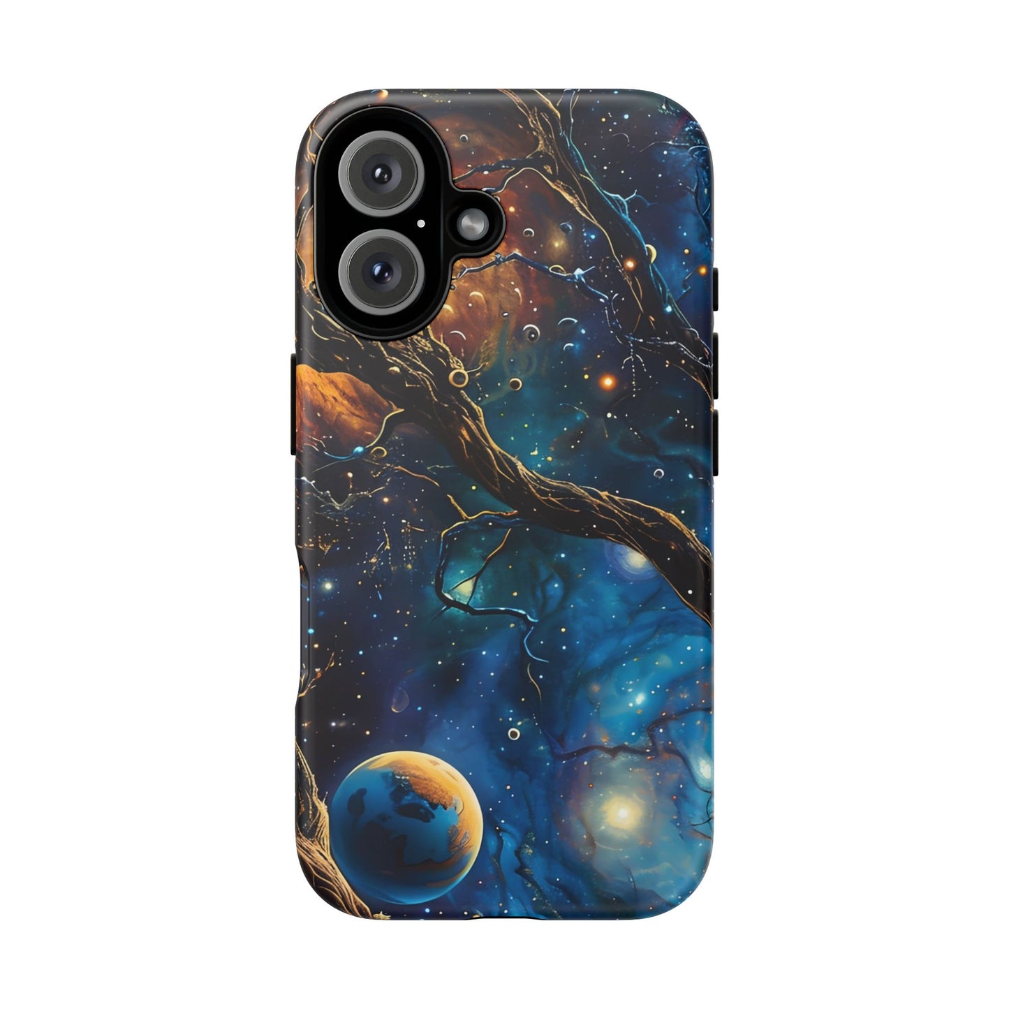 Galaxy Phone Case, Tough Cases with Cosmic Design, Unique Gift for Astronomers, Sci-Fi Fans, Starry Night, Outer Space