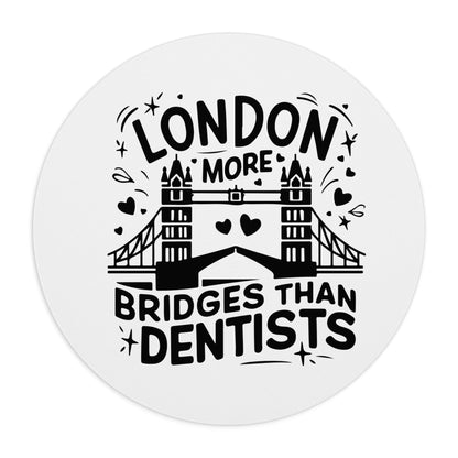 London-Inspired Mouse Pad, Quirky Office Decor, Gift for London Lovers, Fun Workstation Accessory, Travel Enthusiast Gift