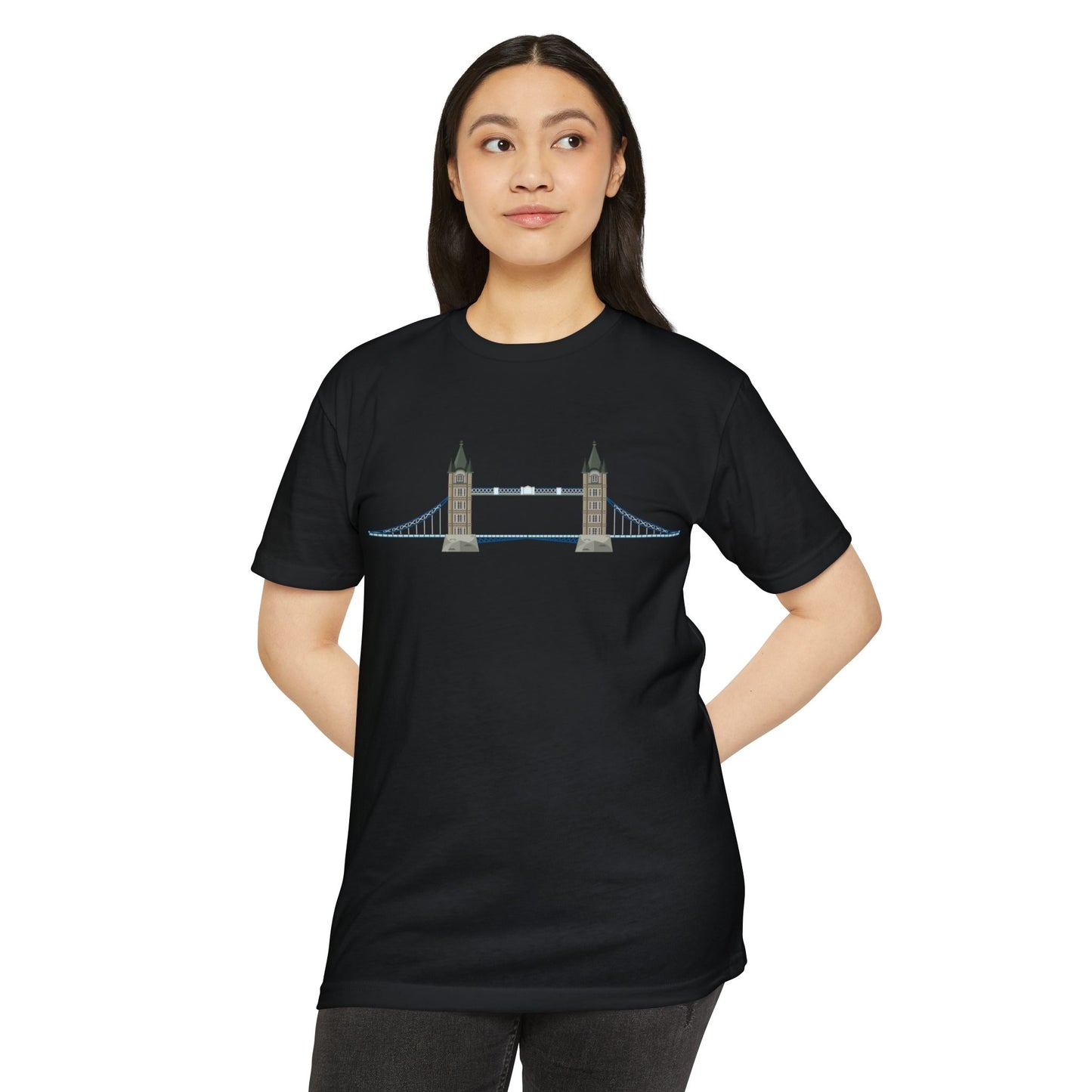 Unisex CVC Jersey T-shirt - Tower Bridge - Iconic London