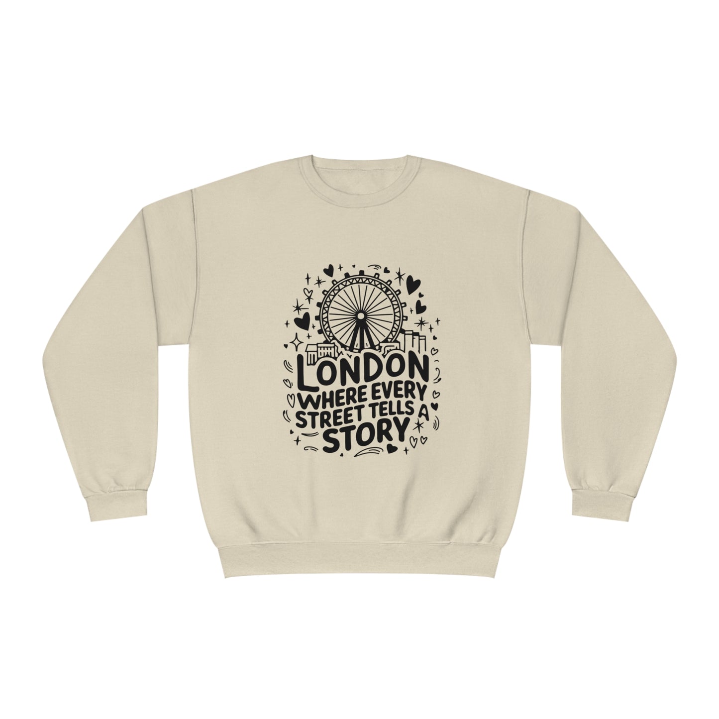 Unisex NuBlend® Crewneck Sweatshirt - London Calm Streets
