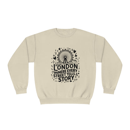 Unisex NuBlend® Crewneck Sweatshirt - London Calm Streets