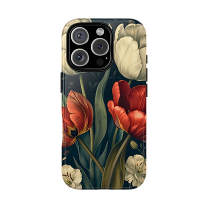White Flower Tough Cases