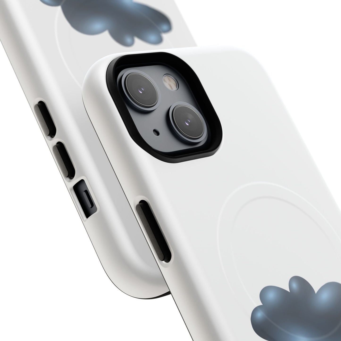 Stylish Magnetic Phone Case, Tough Protective Case, Cloud Design Phone Cover, Unique Gift for Tech Lovers, Trendy Mobile Accessories