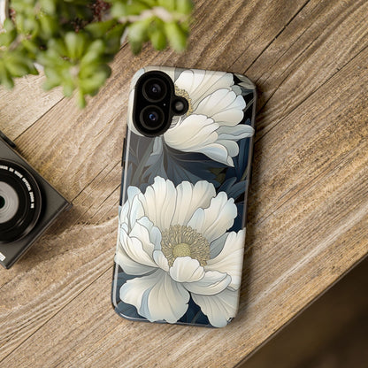 Elegant Floral Phone Case, Floral iPhone Cover, Flower Art Phone Case, Eco-Friendly Mobile Protection, Tough & Stylish Phone Case