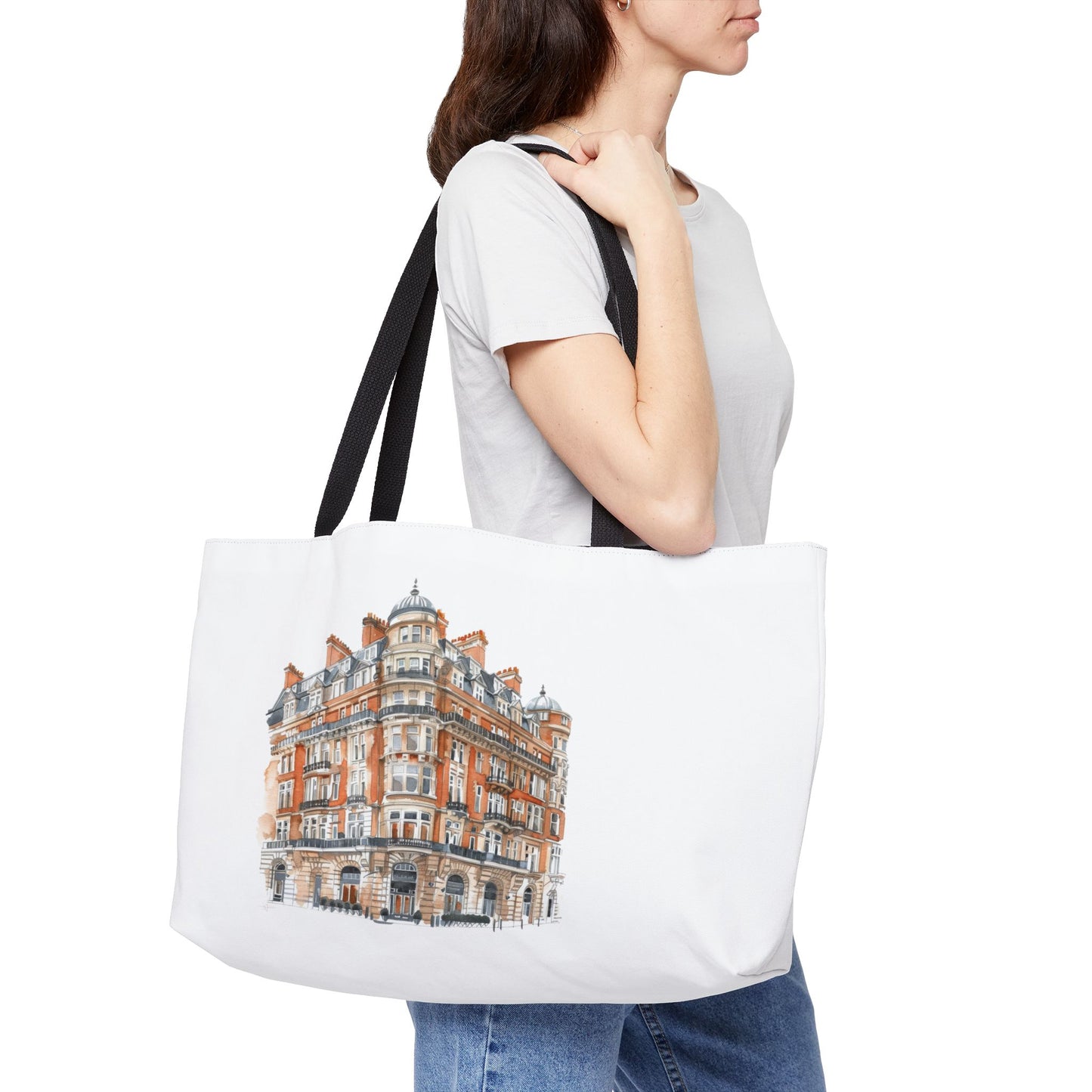 Stylish Weekender Tote Bag - Perfect for Travel, Beach, and Shopping, Art Tote for Architecture Lovers, Unique Gift Idea