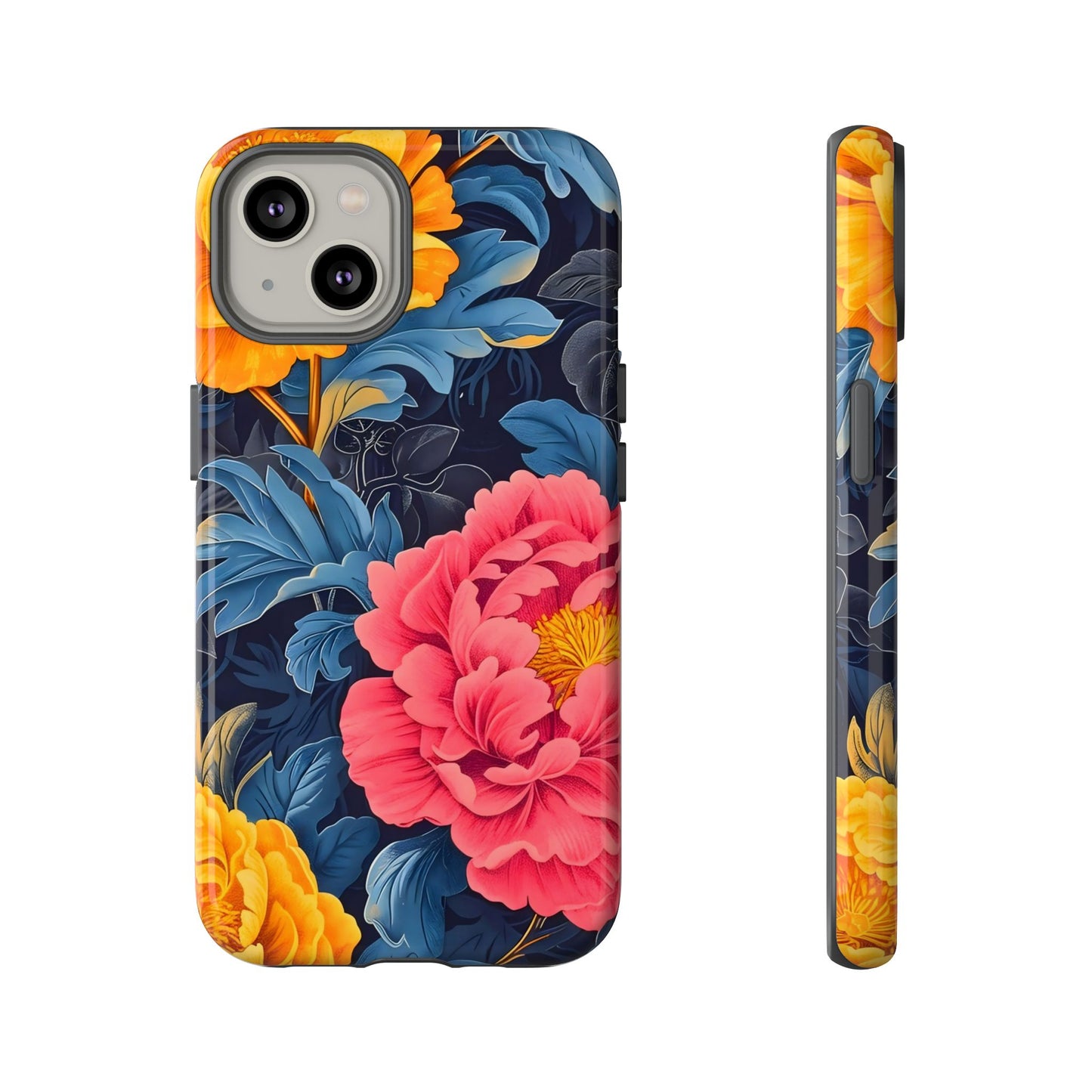 Floral Phone Case, Tough Cases, Stylish Mobile Cover, Gifts for Her, Phone Accessories, Unique Flower Design