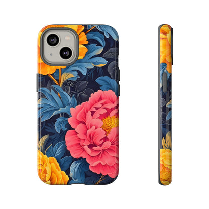 Floral Phone Case, Tough Cases, Stylish Mobile Cover, Gifts for Her, Phone Accessories, Unique Flower Design