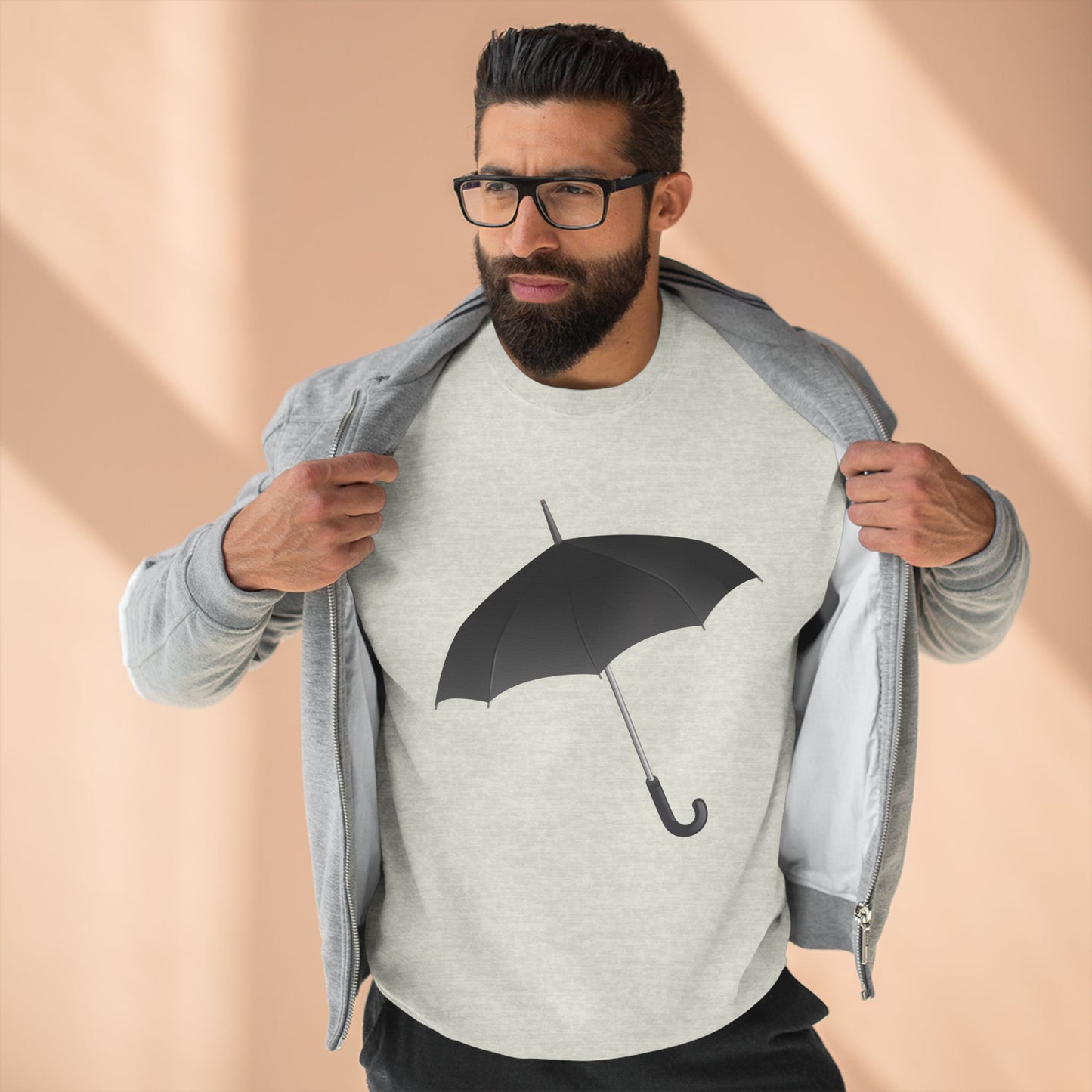 Unisex Crewneck Sweatshirt - Regal Royal Umbrella