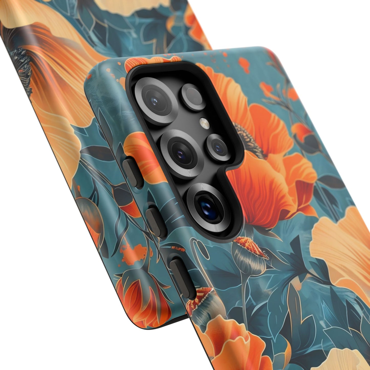 Floral Phone Case, Tough Cases for Protection and Style, Spring Aesthetic, Gift for Her, Phone Accessory for Nature Lovers