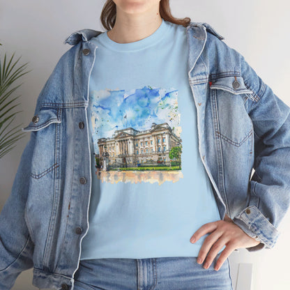 The Heart of British Culture and Iconic Landmarks Classy Unisex Heavy Cotton T-Shirt