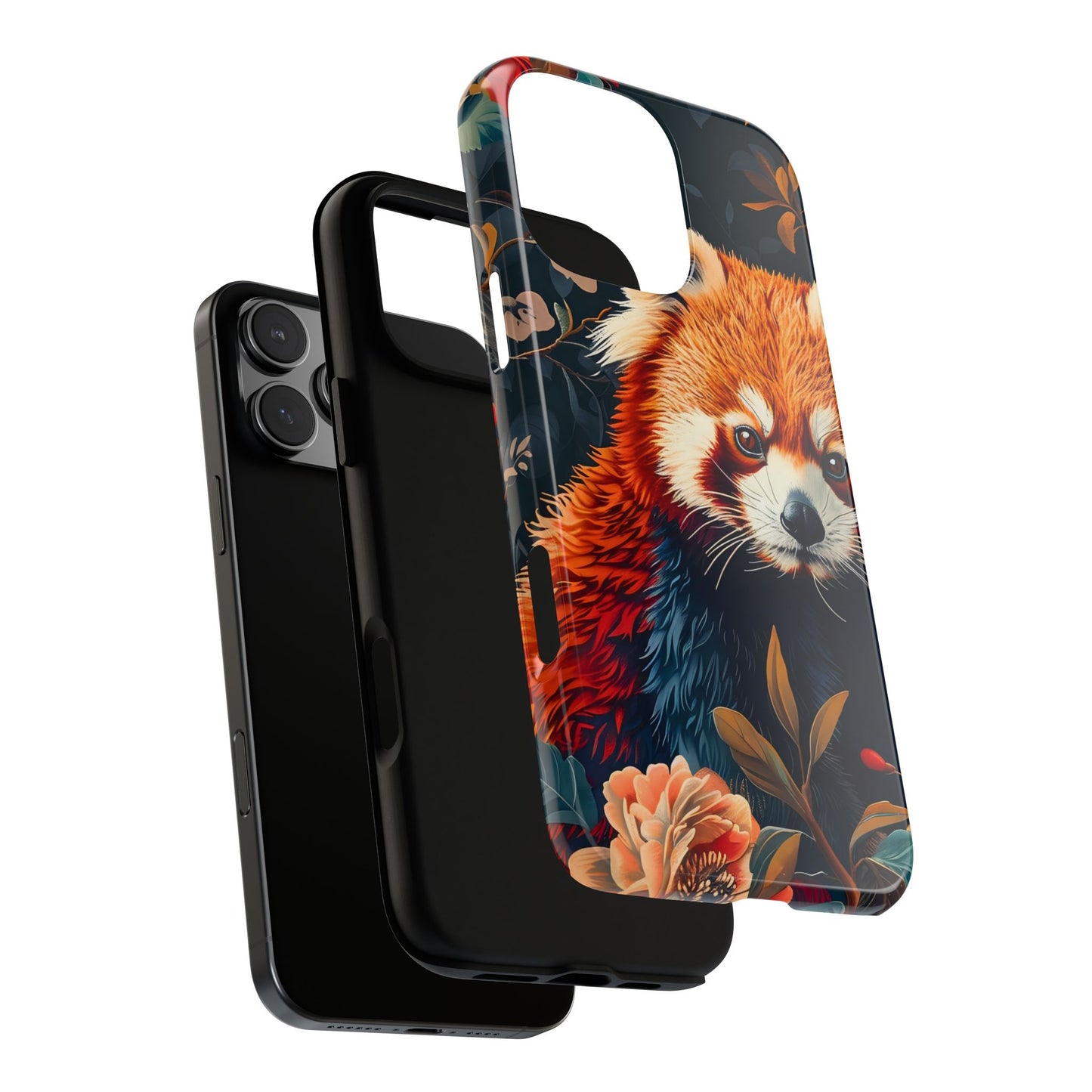 Cute Red Panda Phone Case, Wildlife Lover Gift, Tough Cases for iPhone, Nature-Themed Phone Cover, Animal Art Shell, Cute Tech Accessories