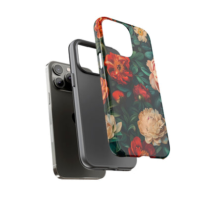 Floral Phone Case - Tough Cases, Vibrant Protection, Gift for Her, Cute Floral Design, Trendy Accessory, Perfect for Spring