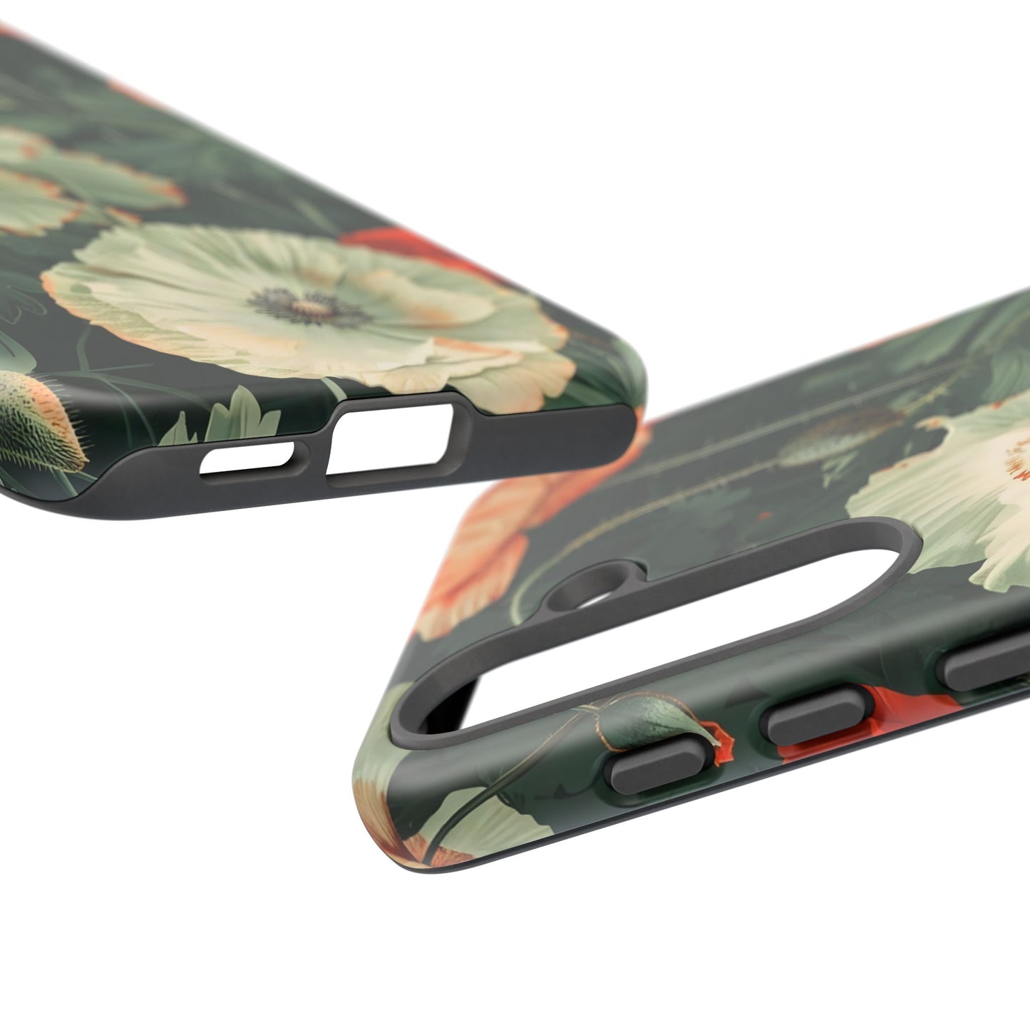 Floral Phone Case - Tough Cases, Botanical Design, Gift for Friends, Trendy Mobile Cover, Personalized Phone Accessory