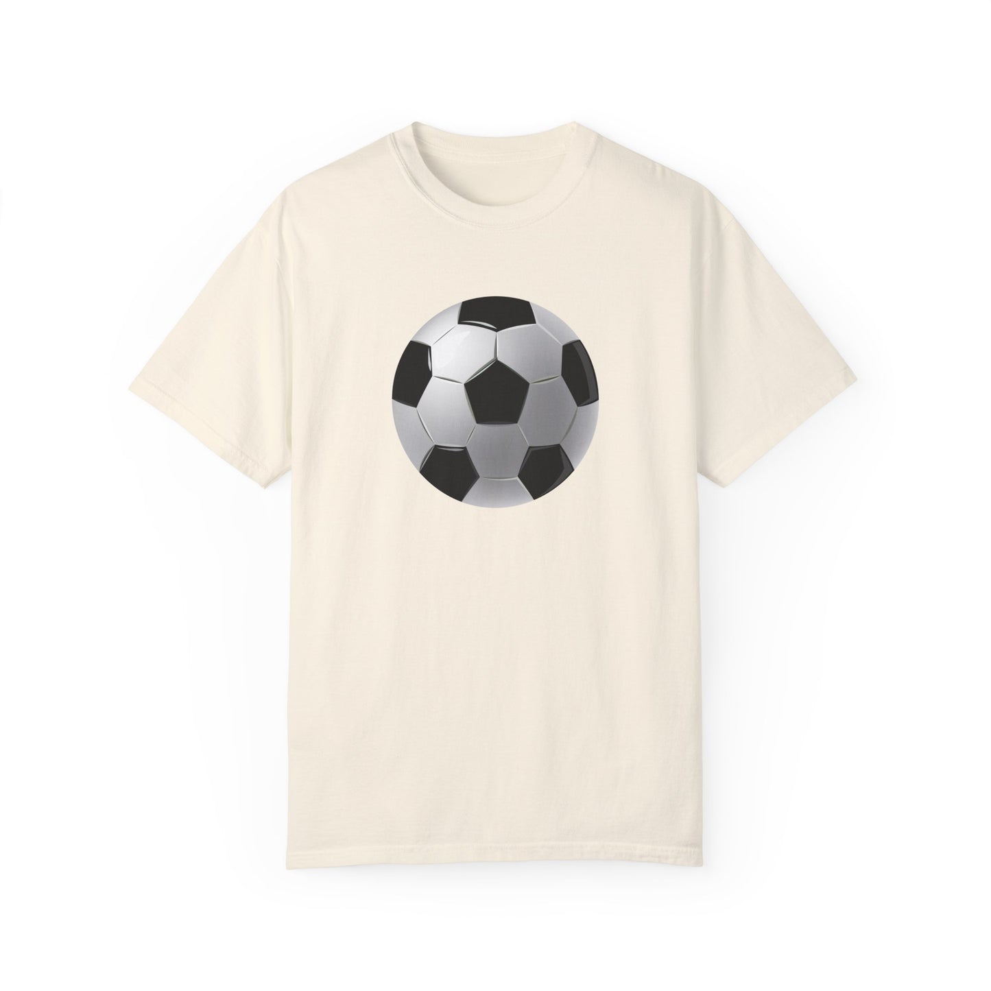 Dynamic Football Design - Sports Passion Energetic Unisex Garment-Dyed T-shirt