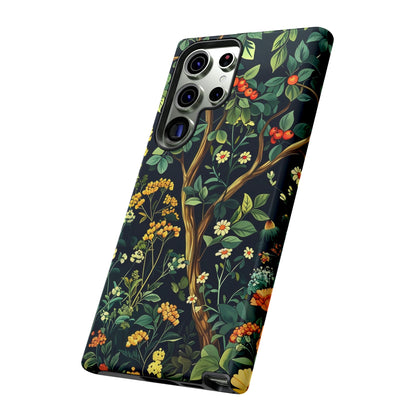 Floral iPhone Case, Nature Inspired Tough Case, Botanical Phone Cover, Eco-Friendly Gift, Unique Floral Design