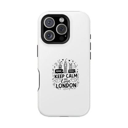 Keep Calm and Love London Magnetic Phone Case
