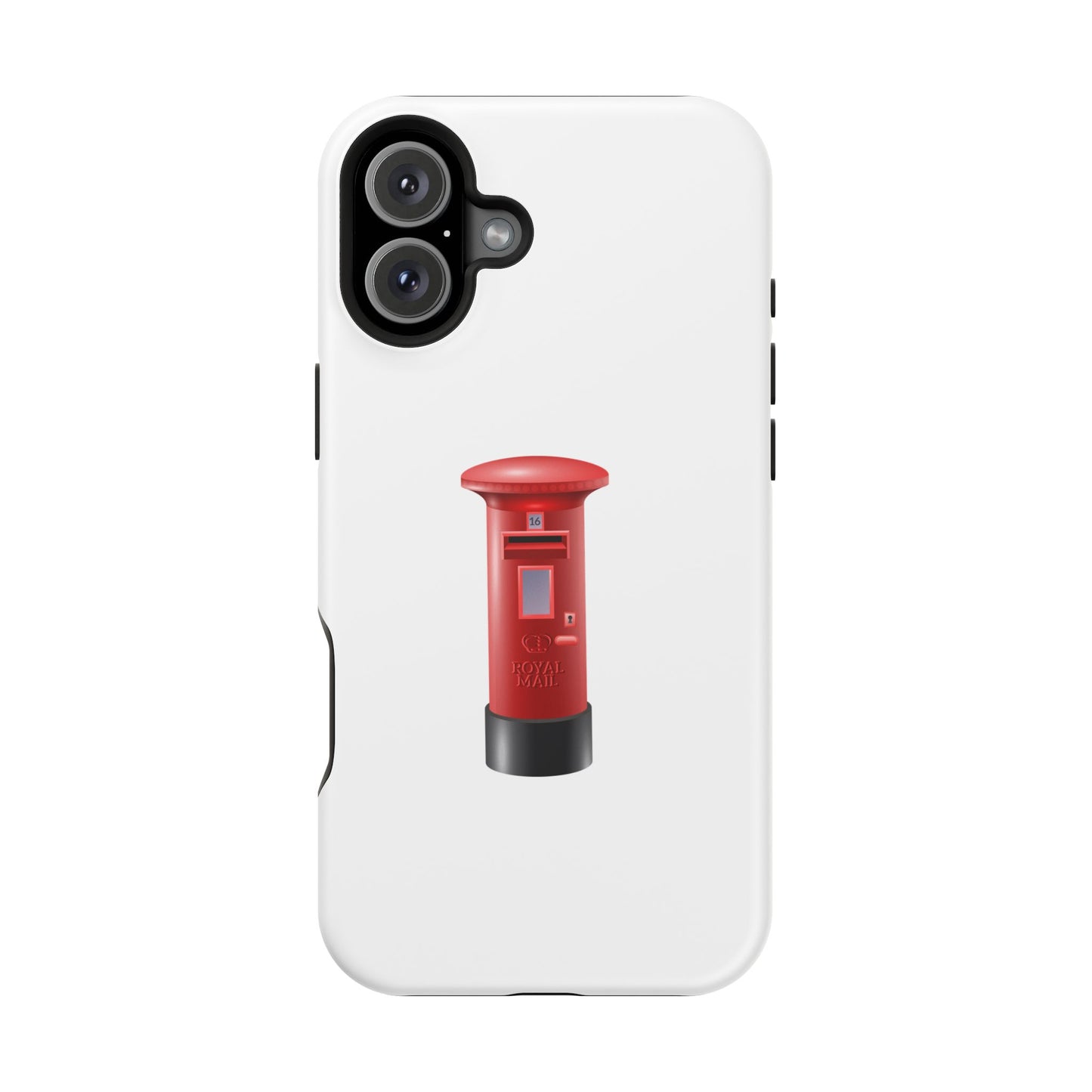 Red Post Box Magnetic Tough Case, Phone Case for Mail Lovers, Unique Gift for Stationery Enthusiasts, Postal Theme iPhone Cover, Fun Gadget