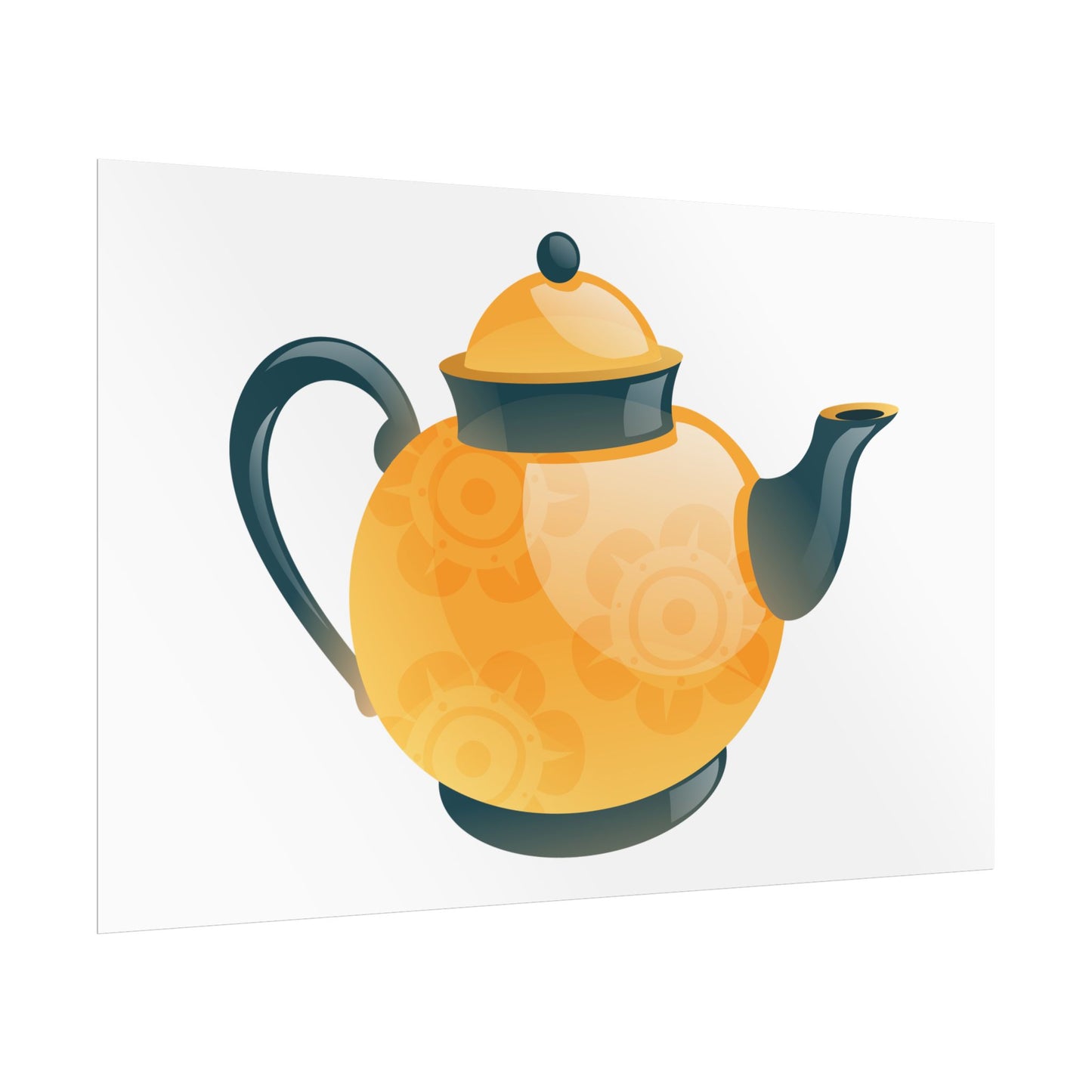 Vintage Tea Pot Rolled Posters