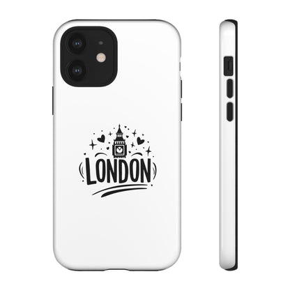 Stylish Phone Case for London Lovers, London Gift, Travel Accessory, Unique Smartphone Case, Cityscape Phone Cover