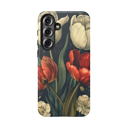 White Flower Tough Cases