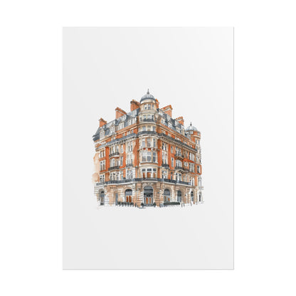 Elegant Architectural Rolled Posters, Art Prints for Home Decor, Gift for Housewarming, Wall Art for Living Room, Unique Art Decor