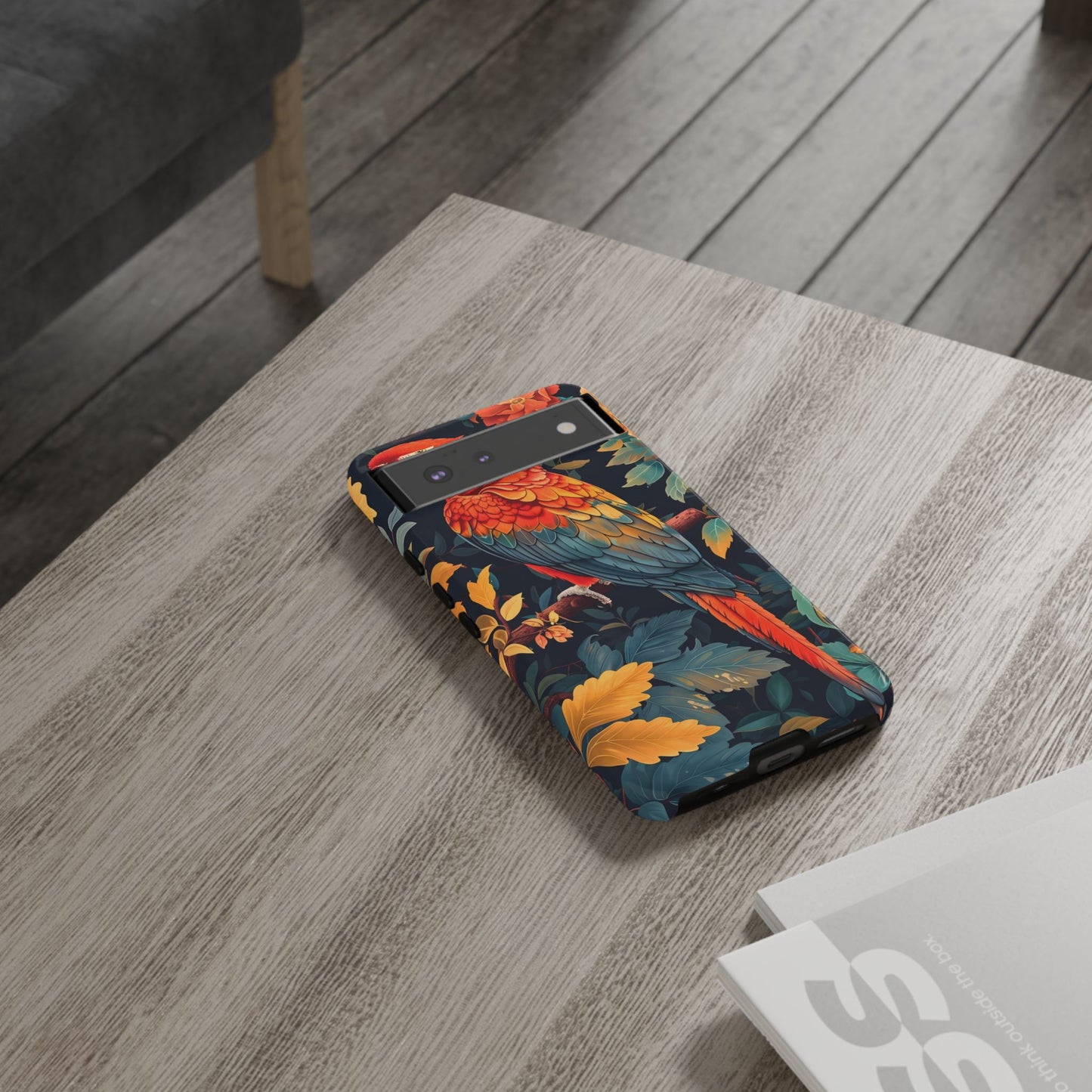 Vibrant Parrot Phone Case - Tough, Stylish, Nature-Inspired, Tropical, Wildlife, Perfect Gift, Summer Vibes