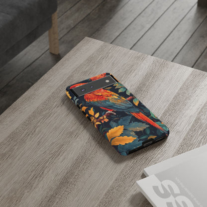 Vibrant Parrot Phone Case - Tough, Stylish, Nature-Inspired, Tropical, Wildlife, Perfect Gift, Summer Vibes