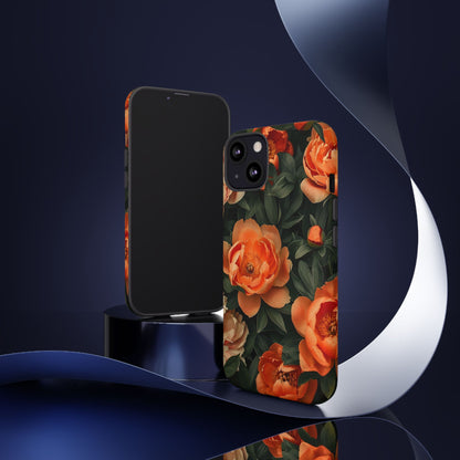 Stylish Floral Phone Case, Tough Cases, Floral Phone Cover, Gift for Her, Spring Accessories, Mother's Day, Phone Protection