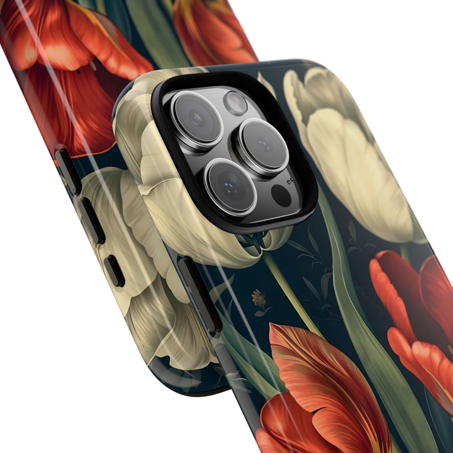 White Flower Tough Cases