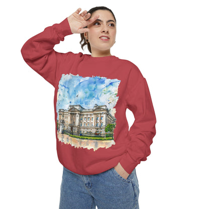 Unisex Garment-Dyed Sweatshirt - Fields & Forests - The Heart of British Nature
