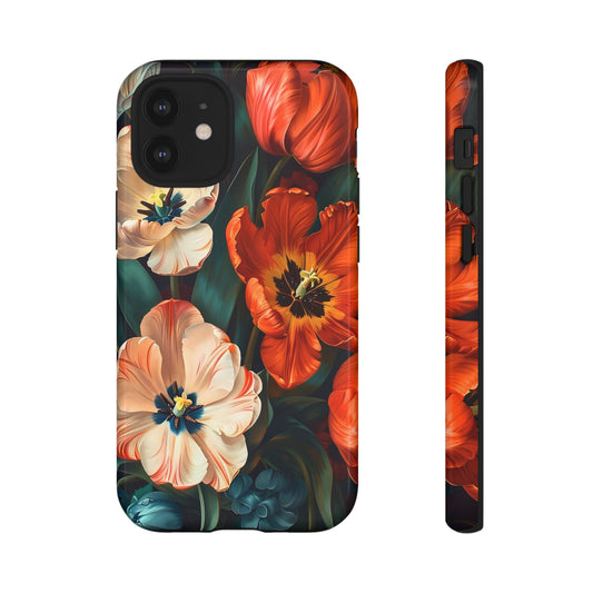 Floral Phone Case, Tough Cases with Colorful Blossoms, Eco-Friendly, Gift for Flower Lovers, Vibrant Floral Design for Smartphones, [...]