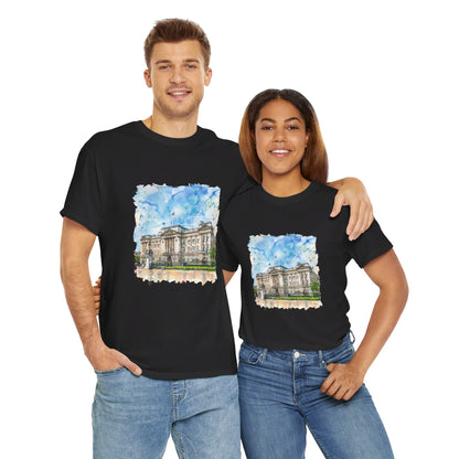 The Heart of British Culture and Iconic Landmarks Classy Unisex Heavy Cotton T-Shirt