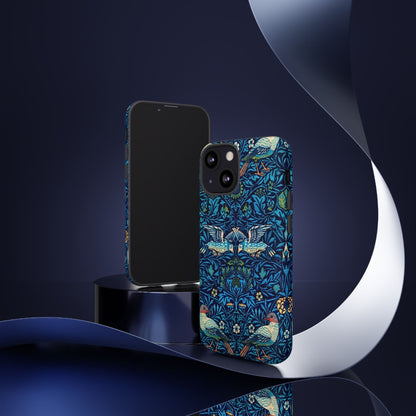 Elegant Bird Pattern Phone Case | Nature Lover Gift, Stylish Mobile Cover, Floral Design, Eco-Friendly, Unique Cell Phone Protector