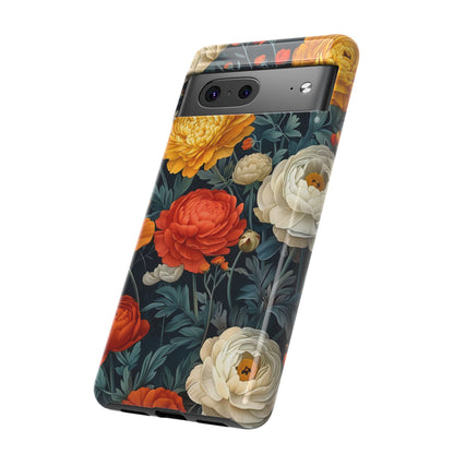 Floral Tough Case for Phones | Durable Floral Phone Cover, Boho Chic, Unique Gift for Her, Phone Protection, Flower Design