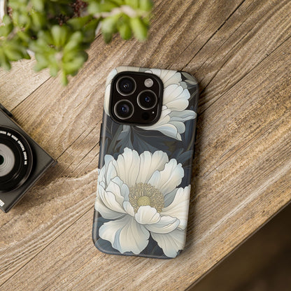Elegant Floral Phone Case, Floral iPhone Cover, Flower Art Phone Case, Eco-Friendly Mobile Protection, Tough & Stylish Phone Case