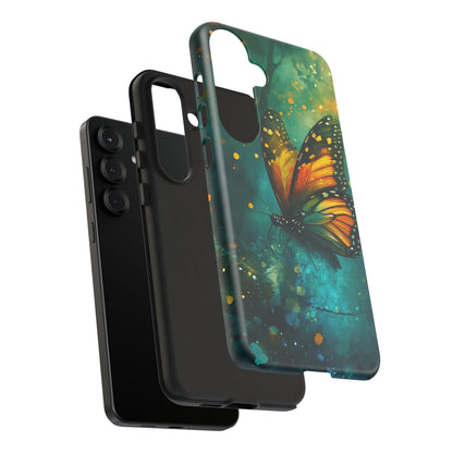 Colorful Butterfly Phone Case, Tough Cases for iPhone and Samsung, Cute Tech Accessories, Nature Lovers Gift, Vibrant Floral Design