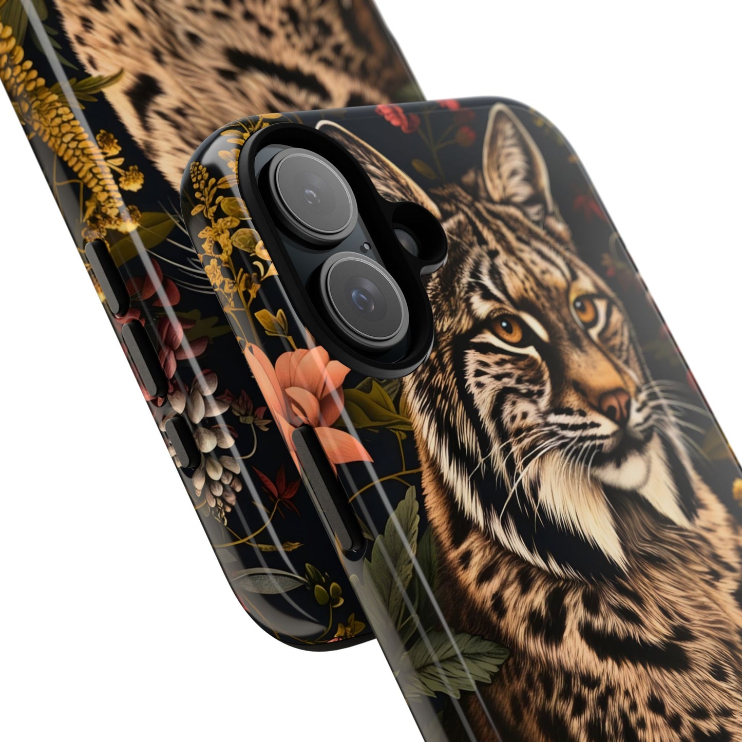 Wildlife Phone Case with Lynx Design, Tough Cases, Animal Lovers Gift, Nature Inspired Accessories, Unique Tech Protection