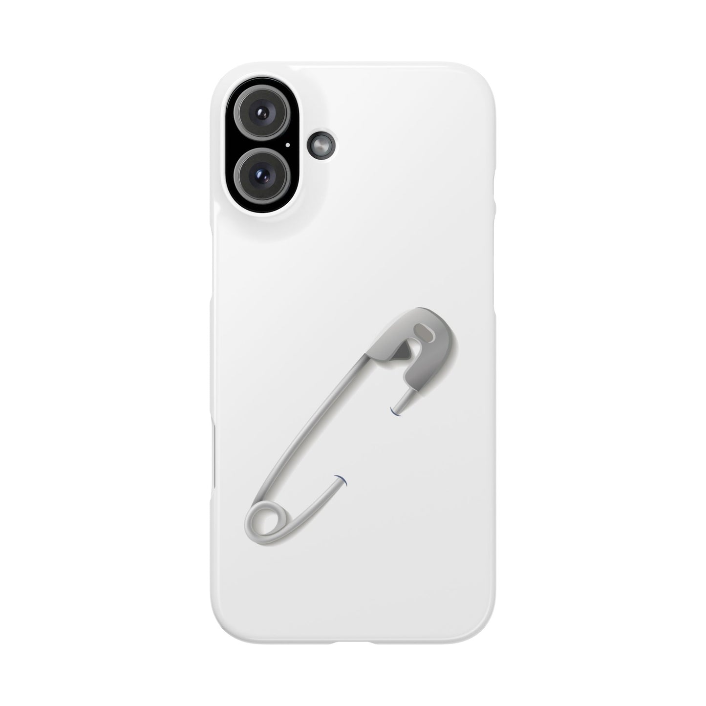 Minimalist Safety Pin Phone Cases | Stylish Slim Cases for Trendy Protection, Gift for Friends, Fashionable Accessories, Unique Phone Cover